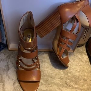 MK Light Brown Heels For Sale!